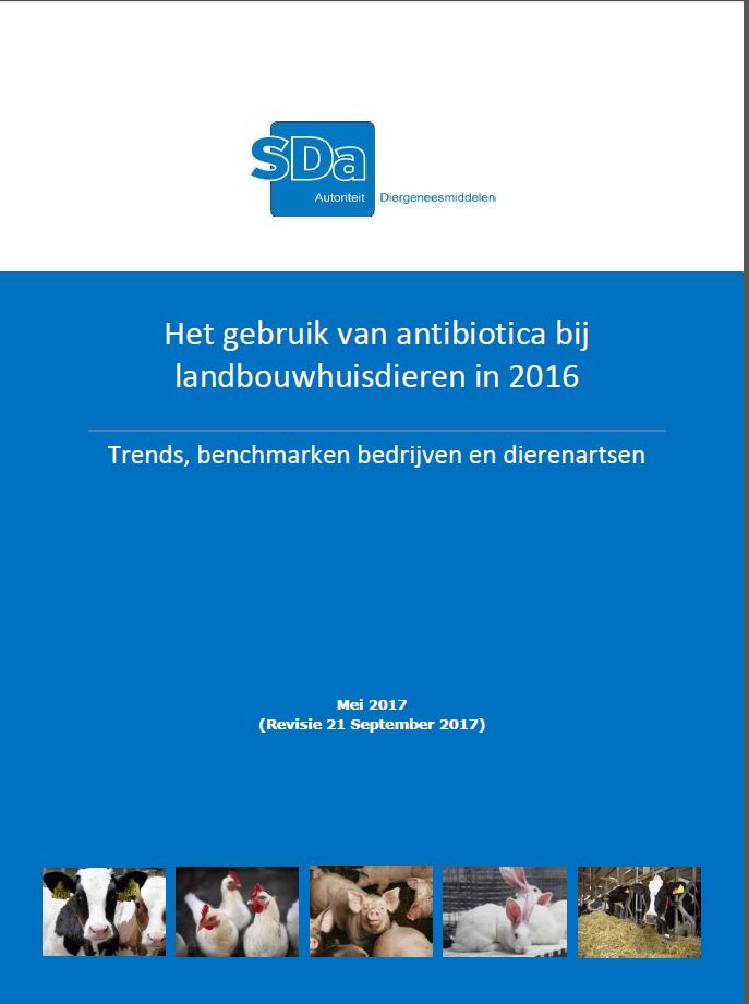 SDa-rapport 'antibioticumgebruik in 2016'